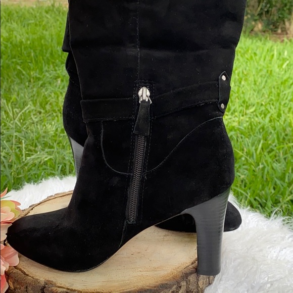 JOHNSTON & MURPHY BLACK ANKLET HIGH BOOTS - Picture 5 of 11